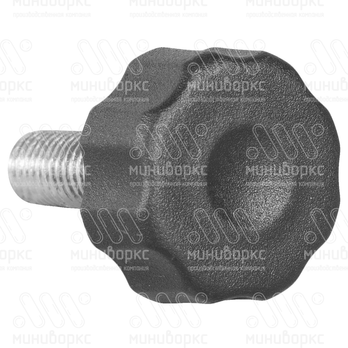 Фиксатор пластиковый с рукояткой m8x10 25 – Ф25М8-10ЧС | картинка 3