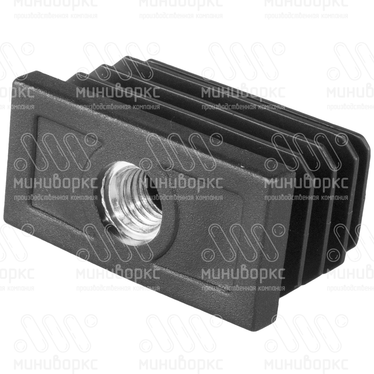 Комплекты прямоугольных заглушек с опорами 50x25 – 25-50M8.D50x65 | картинка 6