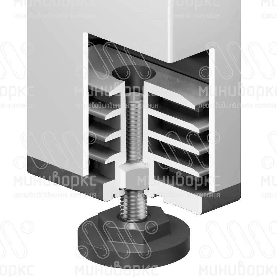 Заглушки для прямоугольной трубы 60x30 – 30-60М8ЧС | картинка 4