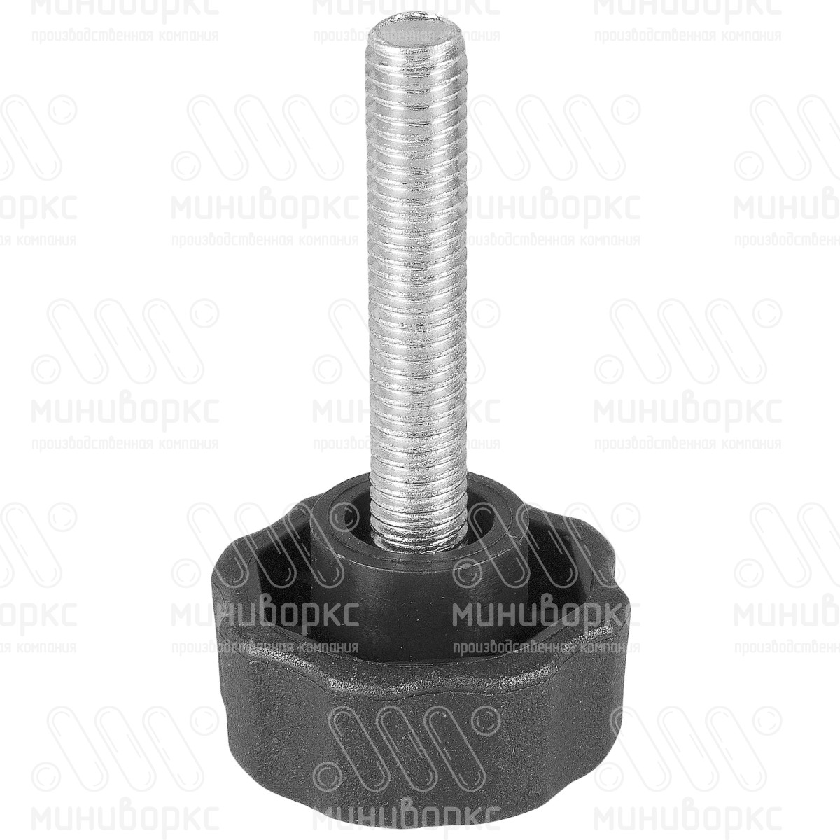 Фиксатор пластиковый с рукояткой m5x40 25 – Ф25М5-40ЧС | картинка 1