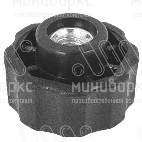 Пластиковые фиксаторы с гайкой m6 25 – Б25М6ЧС | картинка 1