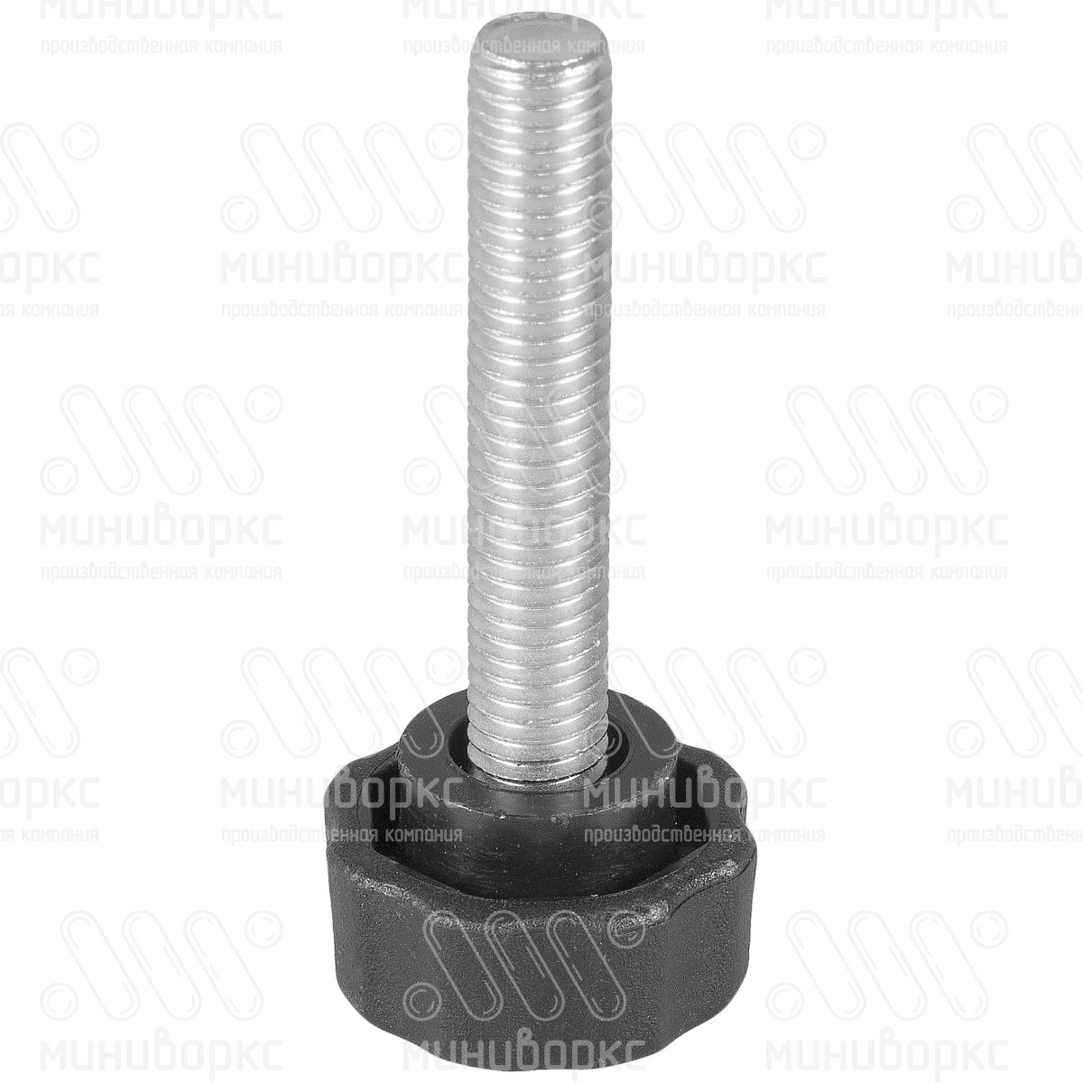 Фиксатор пластиковый с рукояткой m8x50 25 – Ф25М8-50ЧС | картинка 1