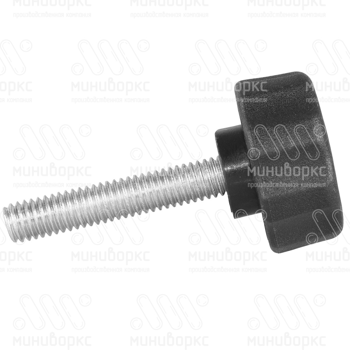 Фиксатор пластиковый с рукояткой m5x40 25 – Ф25М5-40ЧС | картинка 2