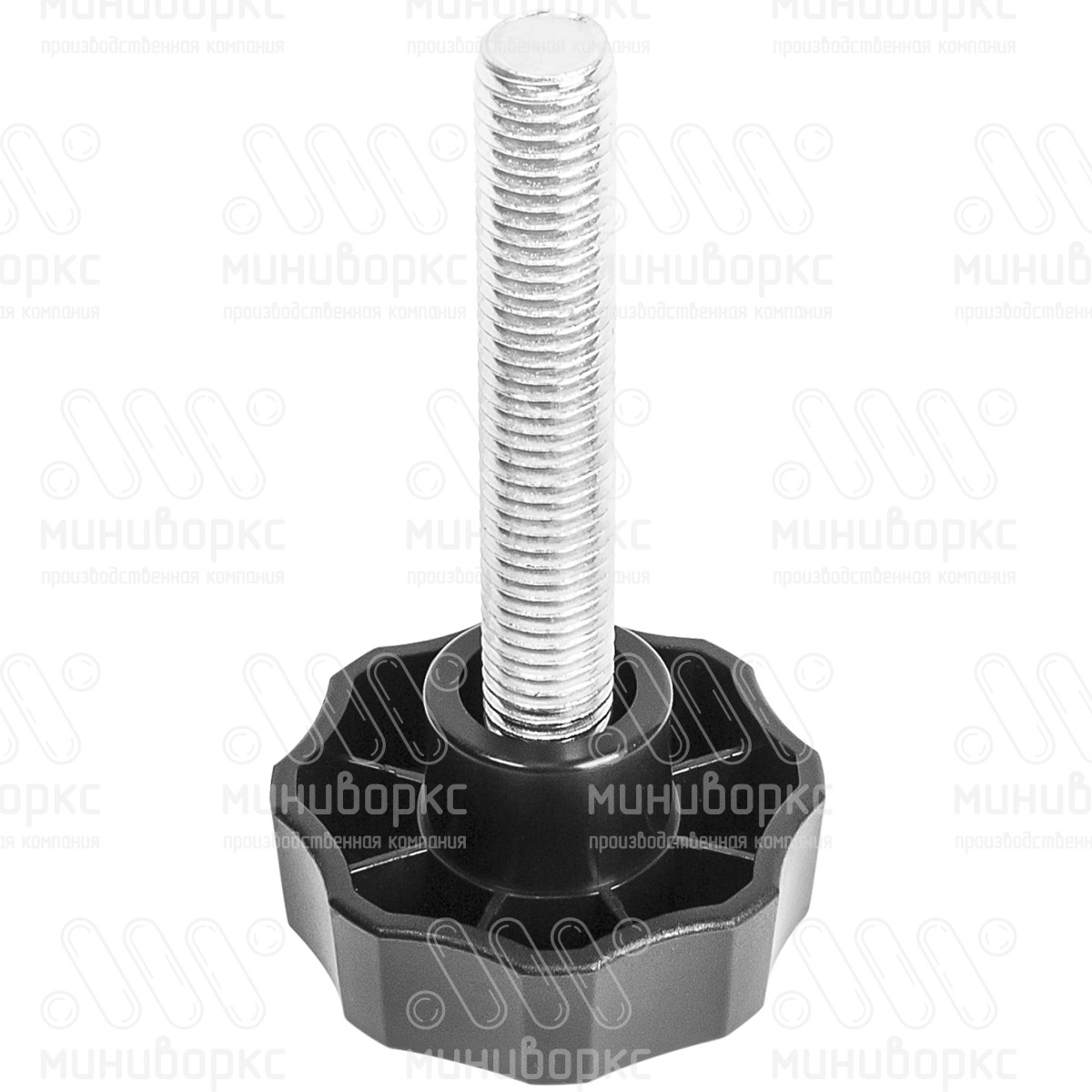 Фиксатор пластиковый с рукояткой m12x90 50 – Ф50М12-90ЧС | картинка 1