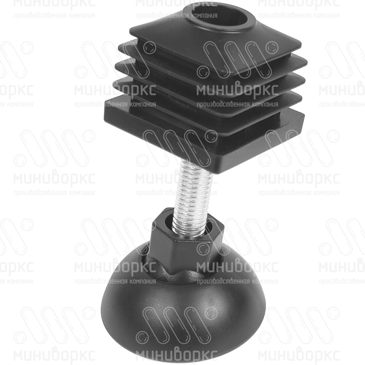 Комплекты квадратных заглушек с опорами 40x40 – 40-40M12.D50x30 | картинка 2