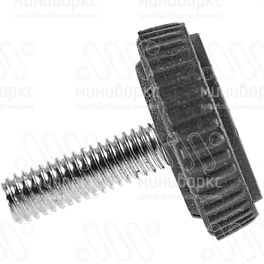 Опора резьбовая  m6x20 25 – 25М6-20ЧС | картинка 2