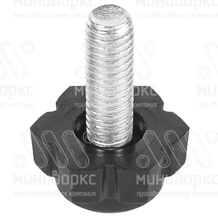 Опора резьбовая  m5x18 19 – 19М5-18ЧС | картинка 1