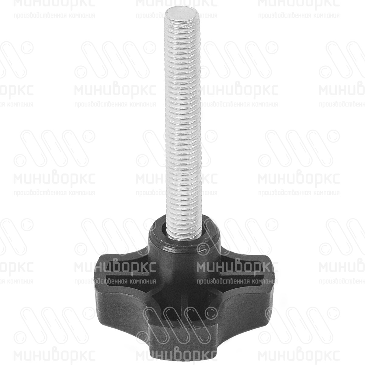 Фиксатор пластиковый с рукояткой m8x95 40 – Ф40М8-95ЧЕ | картинка 1