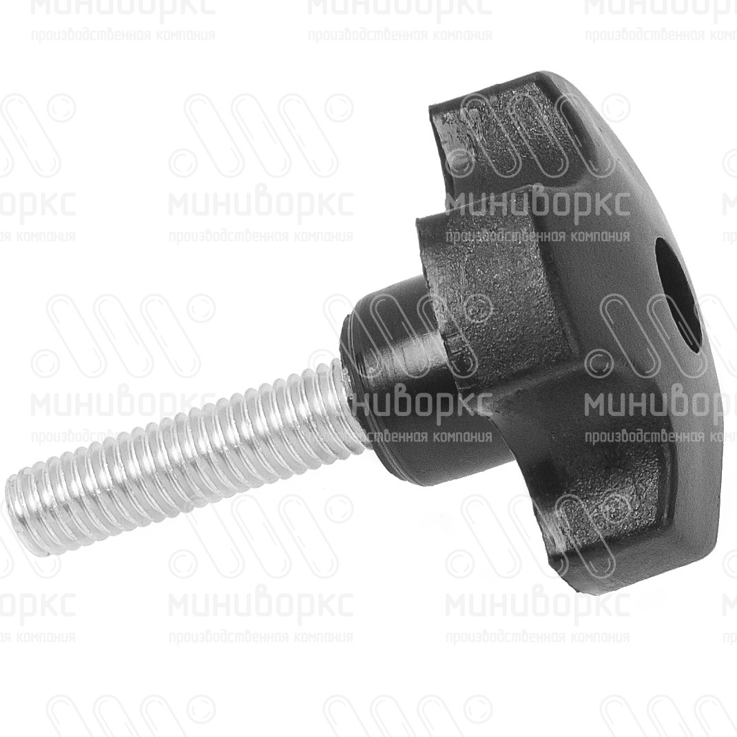 Фиксатор пластиковый с рукояткой m6x40 40 – Ф40М6-40ЧЕ | картинка 2