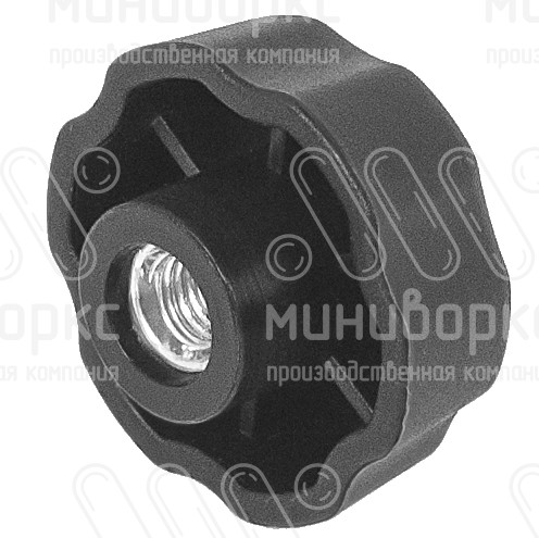 Пластиковые фиксаторы с гайкой m5 25 – Б25М5ЧН | картинка 2