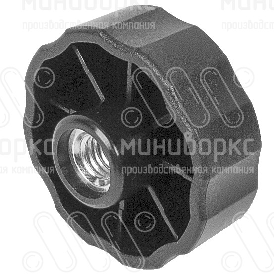 Пластиковые фиксаторы с гайкой m8 42 – Б42М8ЧС | картинка 2