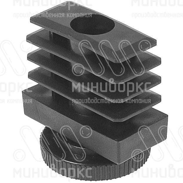 Комплекты прямоугольных заглушек с опорами 40x20 – 20-40M8.D32x20 | картинка 2